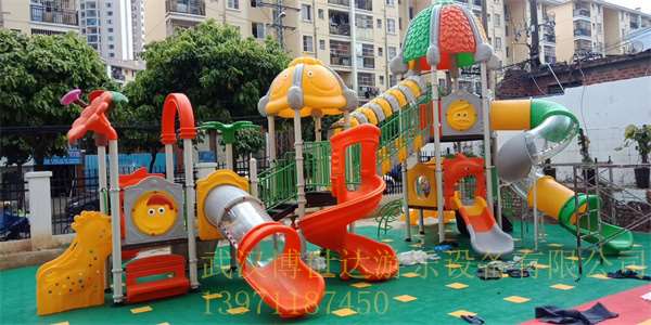 塑料组合滑梯 (458)