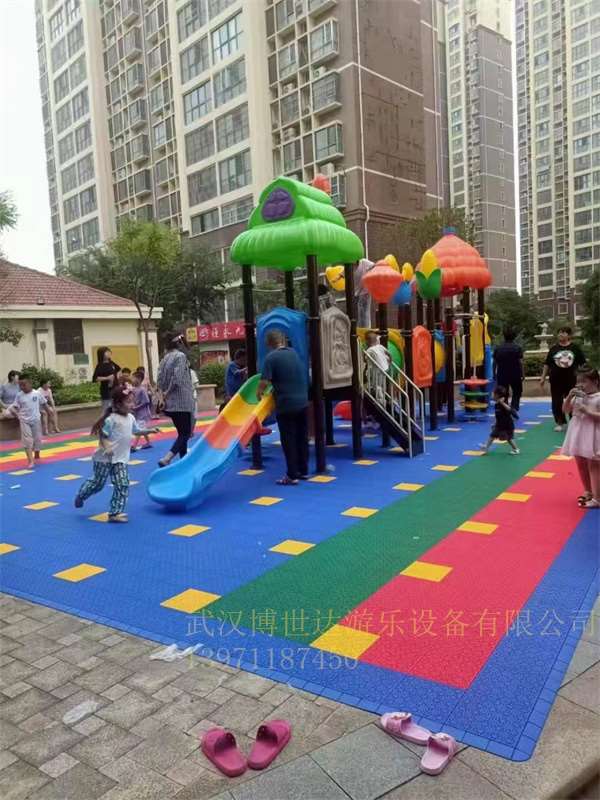 塑料组合滑梯 (173)
