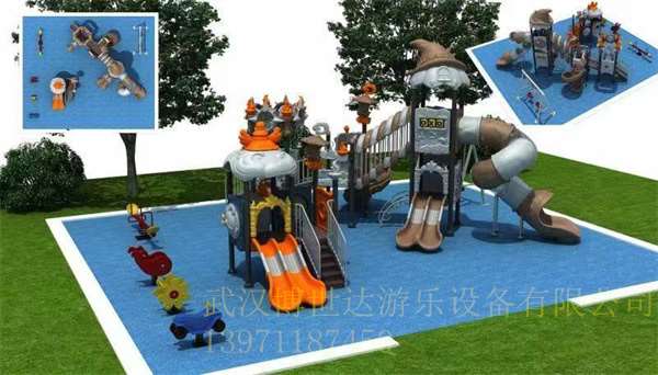 塑料组合滑梯 (169)